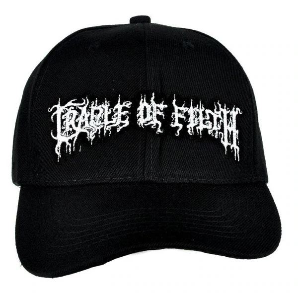 CRADLE OF FILTH - EMBROIDERED BASEBALL CAP - Adjustable Velcro Back -Unisex